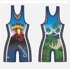 Hawaii State Sublimated Singlet By Brute