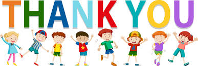 thank you kids vector art icons and