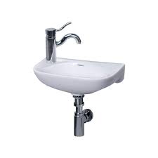 Small Wall Mount Sink Left Side
