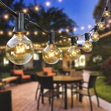 25ft 12ft G40 Globe Bulb String Lights