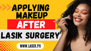 wearing makeup after lasik eye