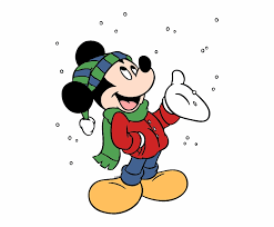 The coloring sheet of mickey. Dressed For Winter In Snowfall Dressed For Winter Cheering Mickey Mouse Snow Coloring Pages Transparent Png Download 4070297 Vippng