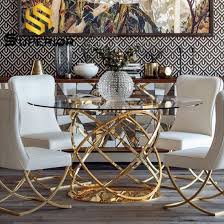 dining room furniture small round glass