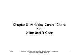 Pdf Chapter 6 Variables Control Charts Part I X Bar And R