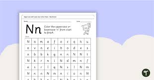 uppercase and lowercase letter maze
