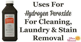 uses for hydrogen peroxide for cleaning