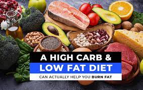 a high carb and low fat t can