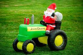 john deere tractor inflatable with