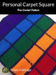 how to crochet a personal carpet square