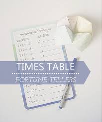 Welcome to our printable times table sheets for the 3 times table. Times Table Fortune Tellers With Printable Tally Sheets Playful Learning