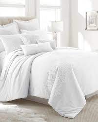 white bedding master bedroom