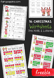 The cards can be cut out if desired and be used as c. Free Christmas Worksheets Fairy Poppins