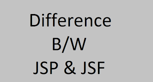 difference between jsp and jsf