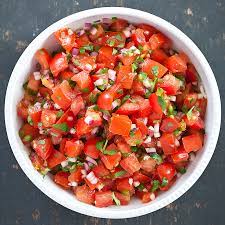 Fresh Tomato Salsa Recipe gambar png