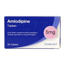 Amlodipine in mild and moderate hypertension: Amlodipine 5mg Tablets Crescent Pharma