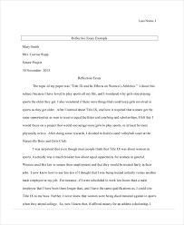 An intelligent modern student has innumerable choices to reflective essay writing requires thorough planning. Free 19 Reflective Essay Examples Samples In Pdf Examples