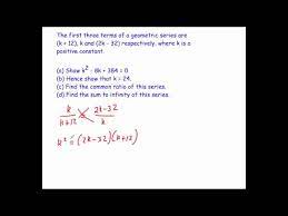 Geometric Series Question 5