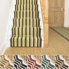 runrug long stair carpet runner stripe