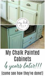 My Chalk Painted Cabinets 4 Years
