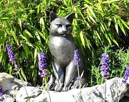 Life Size Bronze Cat Garden Statue Bok