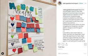 Us Teacher Goes Viral For Her Mental Health Check In Chart