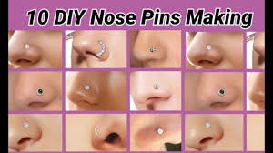 Pull it out in order to. 10 Diy Nose Pins And Nose Rings Making At Home Youtube