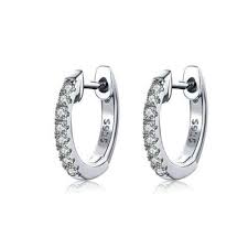 whole cubic zirconia small hoop