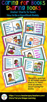 Caring For Books Classroom Library Anchor Charts Anchor