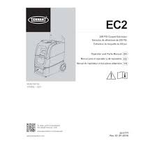 manual tennant ec2 200 psi carpet extractor