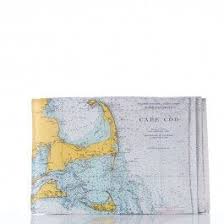Cape Cod Nautical Chart Placemats For The Home Nautical
