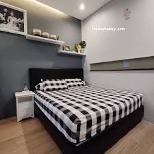 Jika anda menyukai warna hitam dan putih, konsep monokrom untuk kamar tidur anda adalah pilihan yang tepat. Desain Kamar Utama Ukuran 3 X 3 Low Budget Yang Simple Nyaman Untuk Pasangan Baru Helloshabby Com Interior And Exterior Solutions