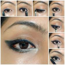 eye makeup tutorial winged smudged eye
