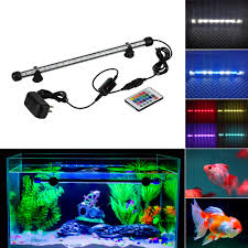 19 48cm Submersible Led Light Aquarium Fish Tank Lighting Lamp Strip 100 240v 3 Ebay