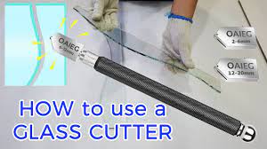 how to use oaiegsd glass cutter glass