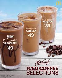 The nutrition information is based on standard product formulations, serving sizes and average values for ingredients from mcdonald's suppliers and is rounded in. Look Mcdonald S Philippines Iced Coffee Now Comes In Chocolate