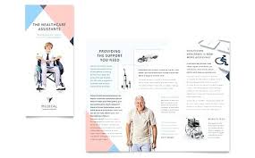 Home Care Brochure Template Health Templates Medical Brochures