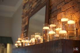 decorate fireplace mantel for wedding