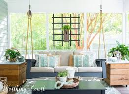 Cozy And Inviting Screened In Porch