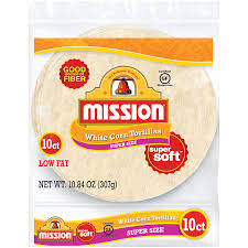 mission white corn tortillas super