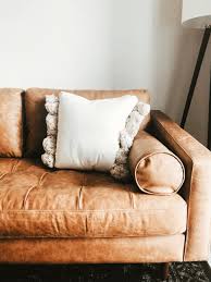 throw pillows for a leather couch