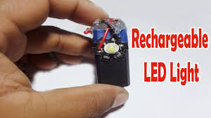 How To Make A Mini Rechargeable Led Light At Home Youtube
