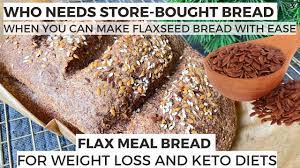 flax seed bread keto flax meal bread