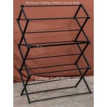 The peaceful classics foldable wooden drying rack has multiple racks that provide sufficient drying space. Featuring Old Fashioned Wooden Folding Clothes Drying Racks