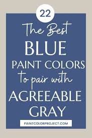 Blues Look Good With Agreeable Gray
