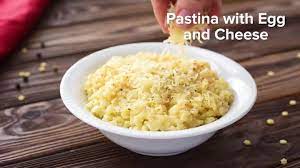 pastina with egg and cheese otherwise