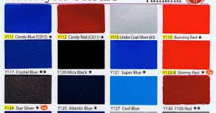 Yamaha Blue Paint Color Code