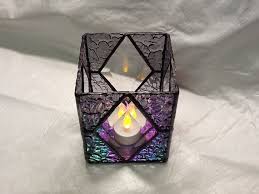 Stained Glass Candle Holder Patterns