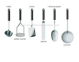 Other equipment will include forks, knives, carving boards, pots, pans, and bowls. Know Your Kitchen Utensils Original Name Food Nigeria
