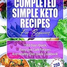 the completed simple keto recipes for