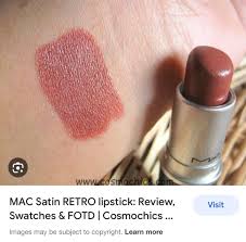 mac satin lipstick 820 retro beauty